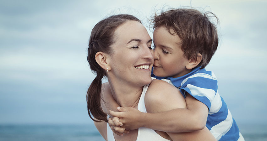 mom son
